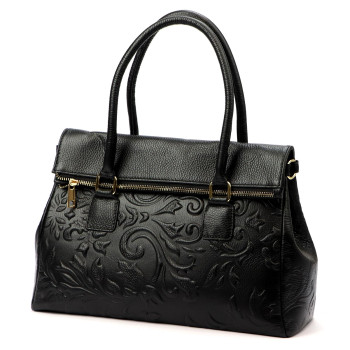 Kožená kabelka Luka černá KZ2260160