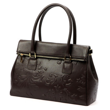 Kožená kabelka Luka hnědá KZ2260161