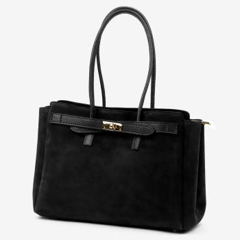 Kožená kabelka Camilla černá KZ2259318