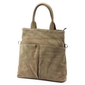 Kožená kabelka Luka béžová KZ2260153