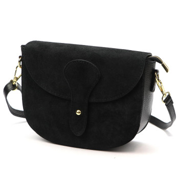 Kožená kabelka Luka černá KZ2260157