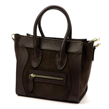 Kožená kabelka Luka hnědá KZ2260039