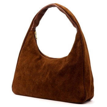 Kožená kabelka Luka hnědá KZ2260054