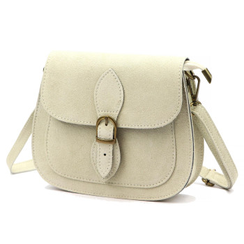 Kožená kabelka Luka béžová KZ2259724