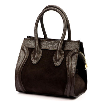 Kožená kabelka Luka hnědá KZ2260221