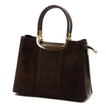 Kožená kabelka Luka hnědá KZ2260226