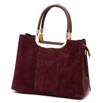 Kožená kabelka Luka vínová KZ2260227