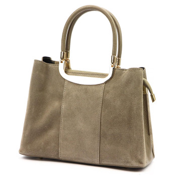 Kožená kabelka Luka béžová KZ2260229