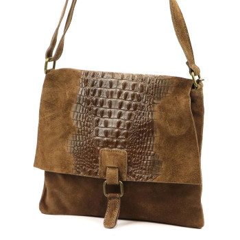 Kožená kabelka Luka hnědá KZ2260234