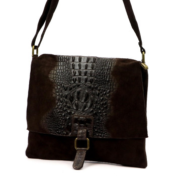 Kožená kabelka Luka hnědá KZ2260235