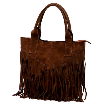 Kožená kabelka Luka hnědá KZ2260237