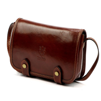 Kožená kabelka Florence hnědá KZ2260213