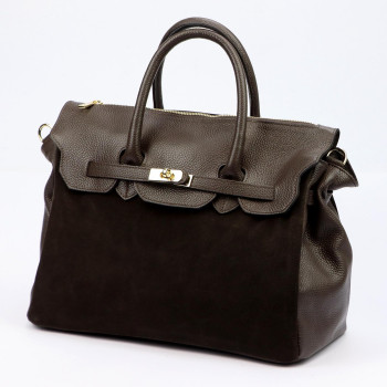 Kožená kabelka Camilla hnědá KZ2260250