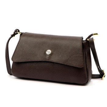 Kožená kabelka Gregorio hnědá KZ2259496