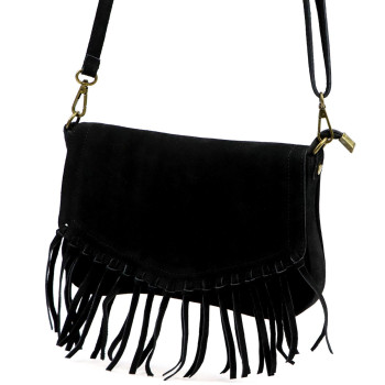 Kožená kabelka Luka černá KZ2259324