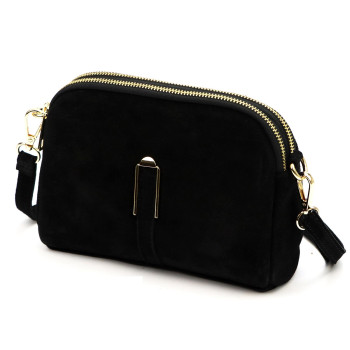 Kožená kabelka Luka černá KZ2259321