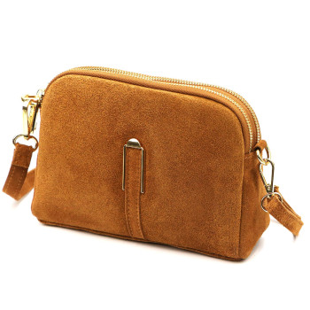 Kožená kabelka Luka hnědá KZ2260247