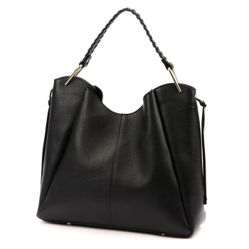 Kožená kabelka Luka černá KZ2260366