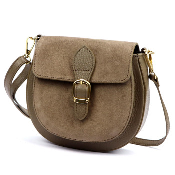 Kožená kabelka Luka fango KZ2259494