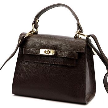 Kožená kabelka Luka hnědá KZ2260163