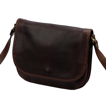 Kožená kabelka Florence hnědá KZ2260208