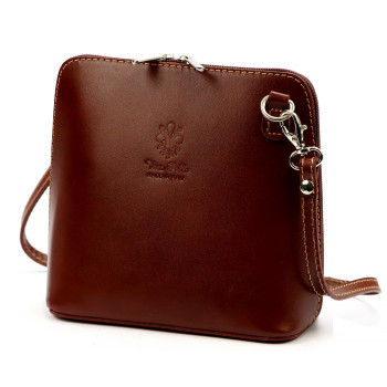 Kožená kabelka Barberinis hnědá KZ2217840