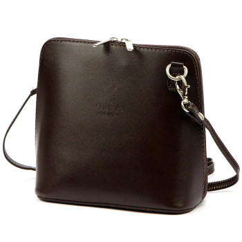 Kožená kabelka Barberinis hnědá KZ2232593