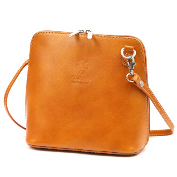 Kožená kabelka Barberinis hnědá KZ2217839