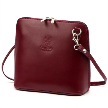 Kožená kabelka Barberinis vínová KZ2221241