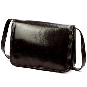 Kožená kabelka Florence hnědá KZ2260410