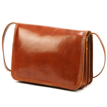 Kožená kabelka Florence hnědá KZ2260411