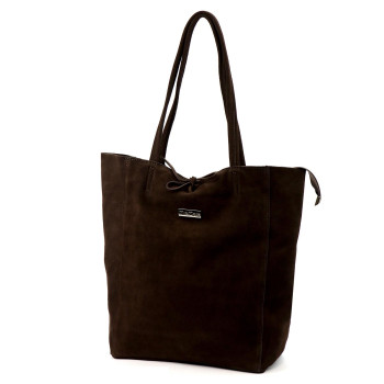 Kožená kabelka MiaMore hnědá KZ2259073