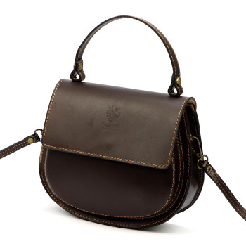 Kožená kabelka Gregorio hnědá KZ2235194