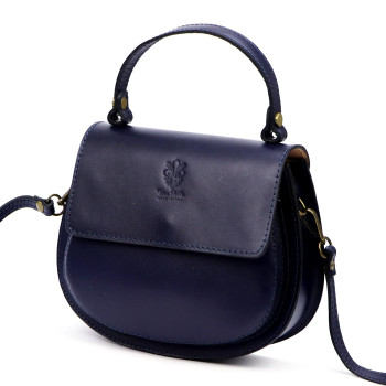 Kožená kabelka Gregorio modrá KZ2259147