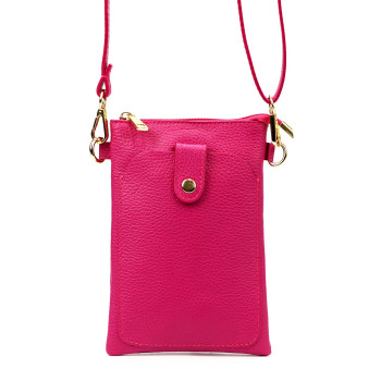 Kožená kabelka Luka fuchsiová KZ2260472