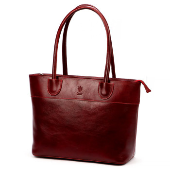 Kožená kabelka Florence červená KZ2260566