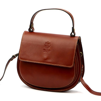 Kožená kabelka Gregorio hnědá KZ2235195