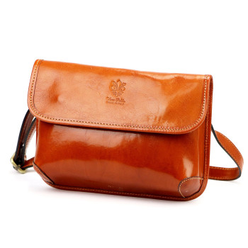 Kožená kabelka Florence hnědá KZ2260772