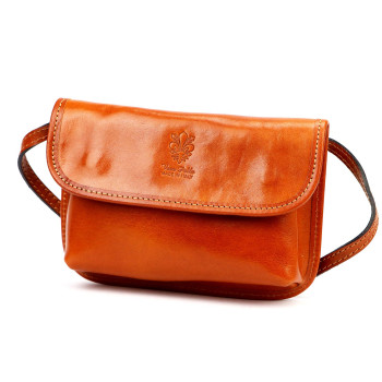 Kožená kabelka Florence hnědá KZ2260779