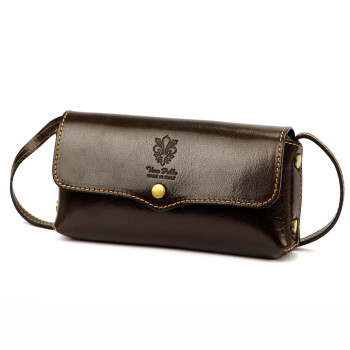 Kožená kabelka Florence hnědá KZ2260784