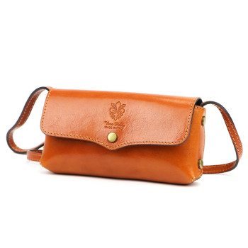 Kožená kabelka Florence hnědá KZ2260785