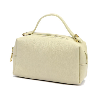 Kožená kabelka Luka béžová KZ2260865