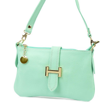 Kožená kabelka Luka zelená KZ2260861