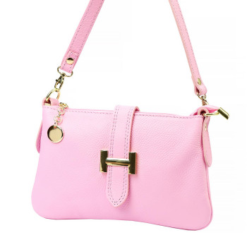 Kožená kabelka Luka růžová KZ2260863