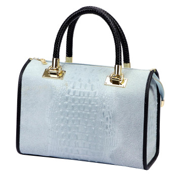 Kožená kabelka Luka modrá KZ2261027