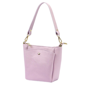 Kožená kabelka Luka fialová KZ2260910