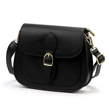 Kožená kabelka Luka černá KZ2260993