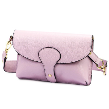 Kožená kabelka Luka fialová KZ2261083