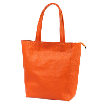 Kožená kabelka Luka oranžová KZ2260851