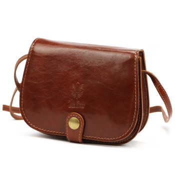 Kožená kabelka Florence hnědá KZ2261287